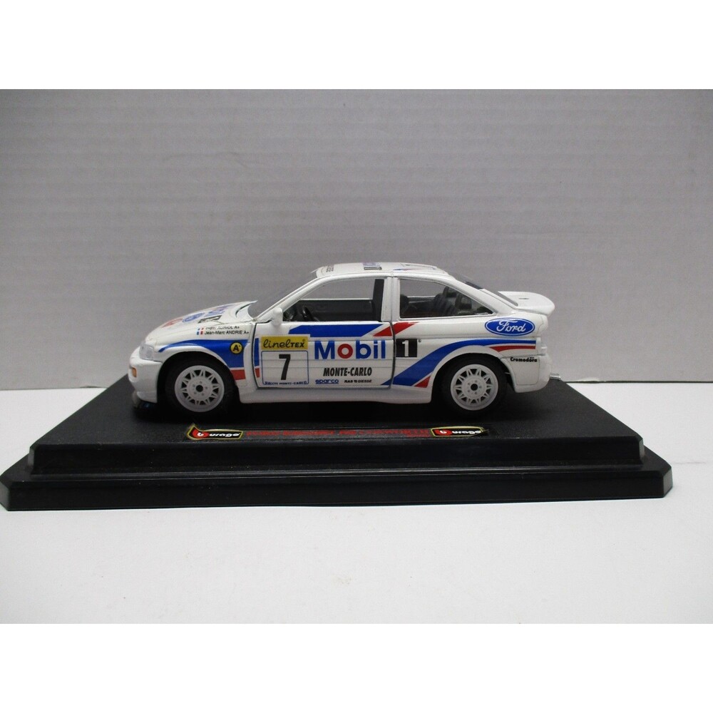 Burago 1/24 Scale Ford Escort RS Cosworth Rally #7 Mobile 1
